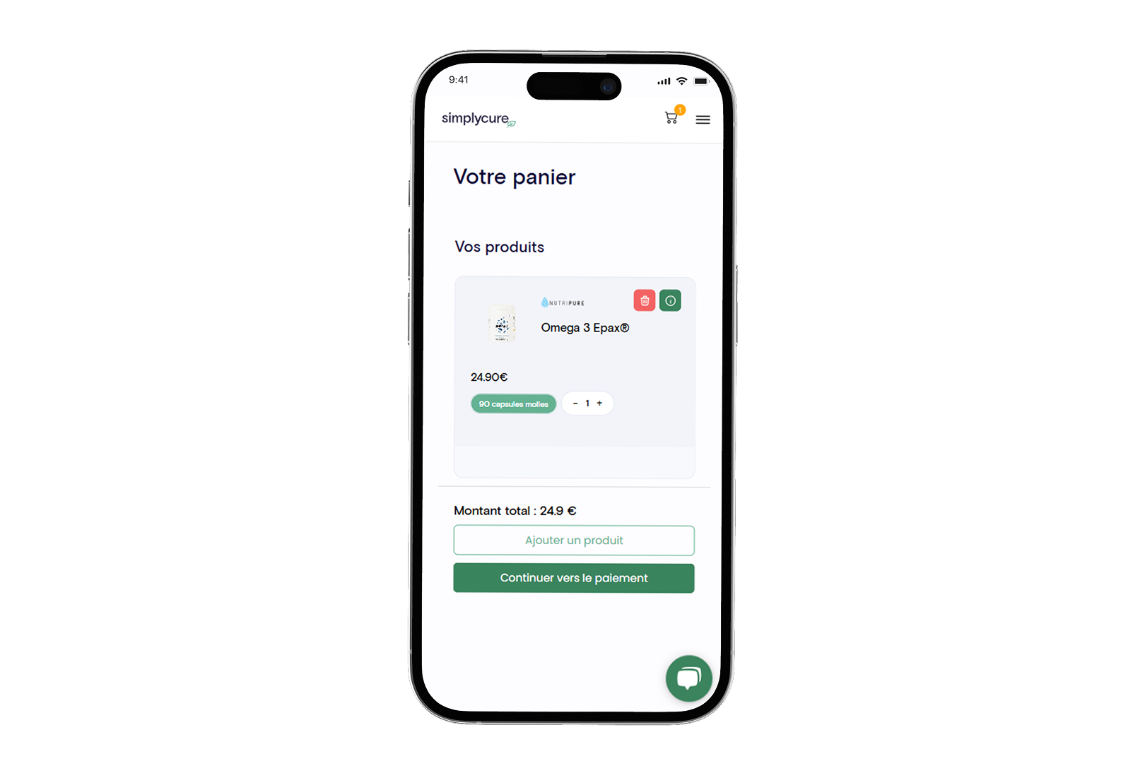 Mockup Patient _ my cart -_ to show on a mobile interface-1-1
